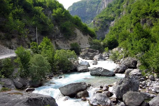 Valbona - a river in Northern Albania