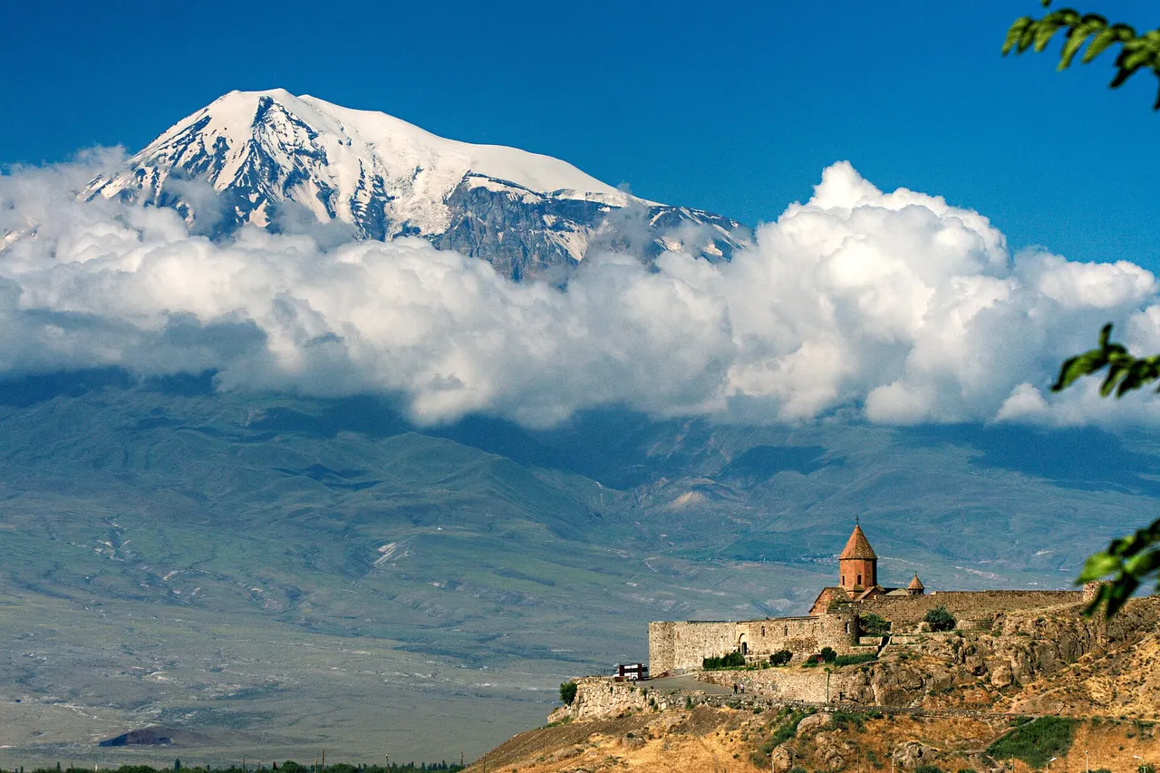 Khor Virap monastery in Armenia with Mount Ararat in the Background. Taken with a Canon 30D and Canon 100mm f/2.8 USM lens