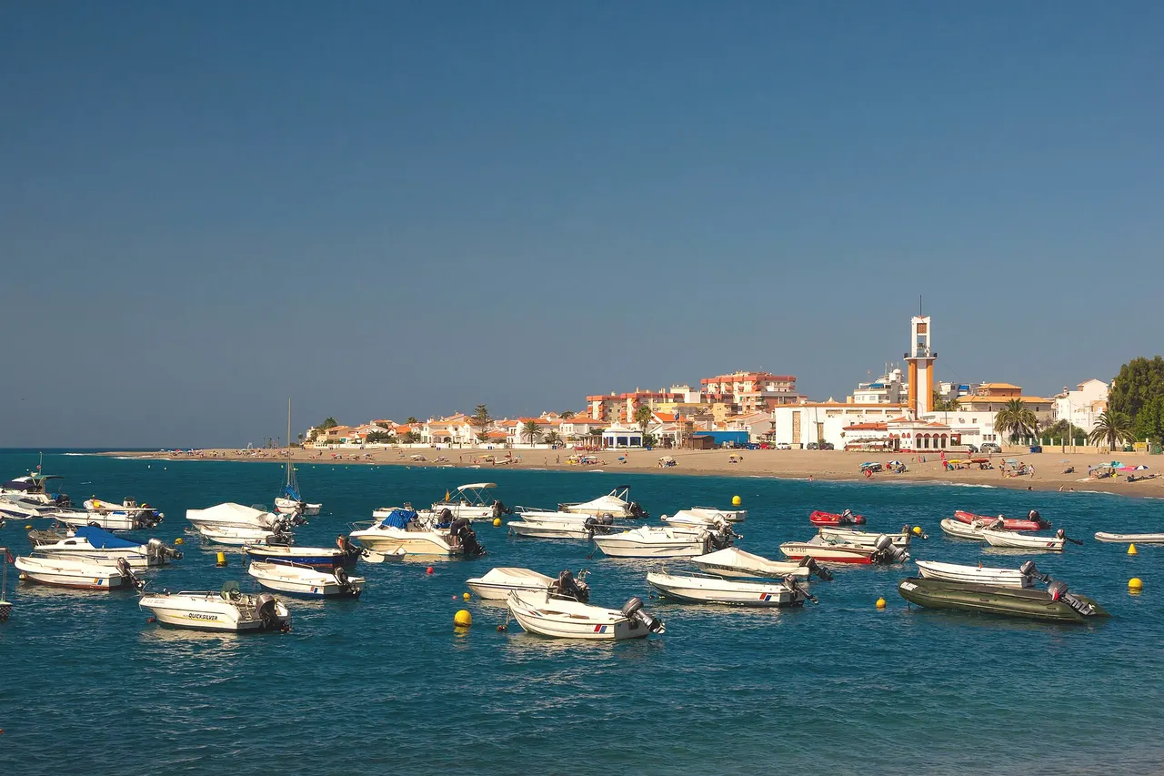 the beach of Calahonda, Alboran sea, Granada province, Spain